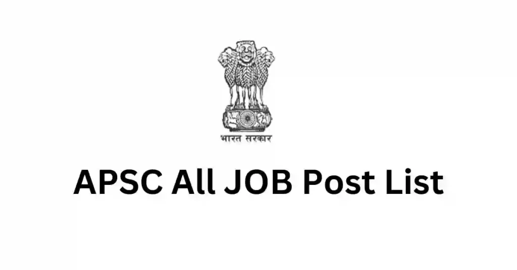 APSC Job Posts