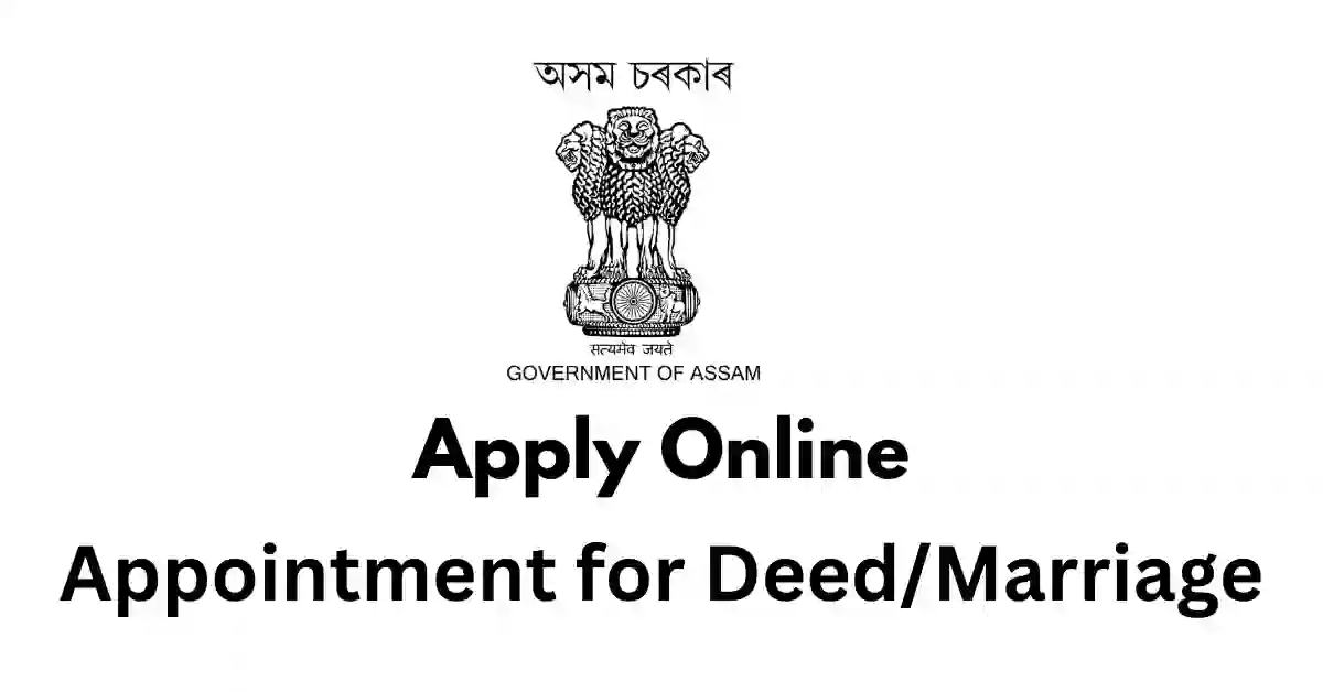 Appointment for Deed_Marriage APSC ORG