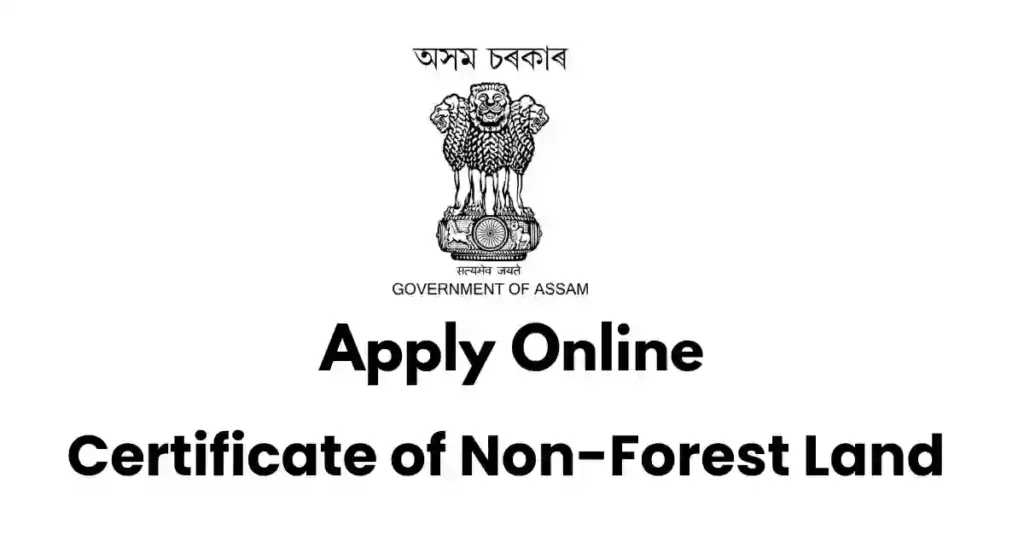 Certificate of Non-Forest Land APSC ORG