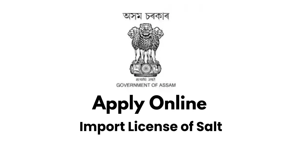 Salt Import License APSC ORG