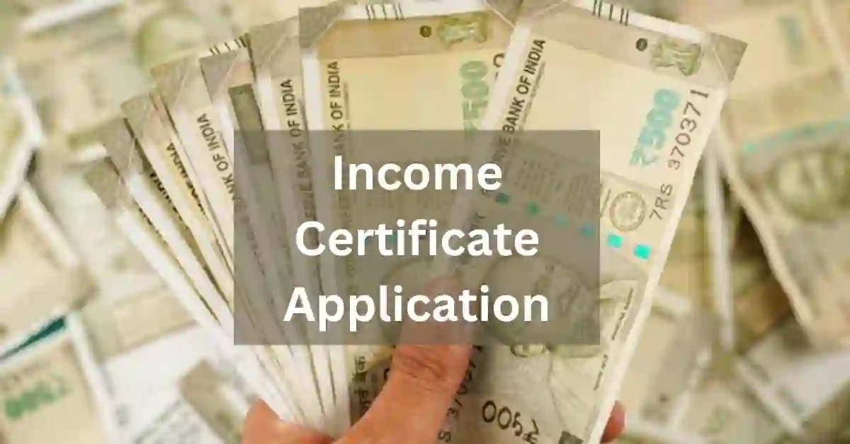 Income Certificate APSC ORG