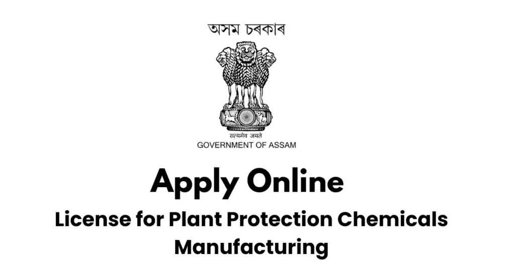 License for Plant Protection Chemicals Manufacturing APSC ORG