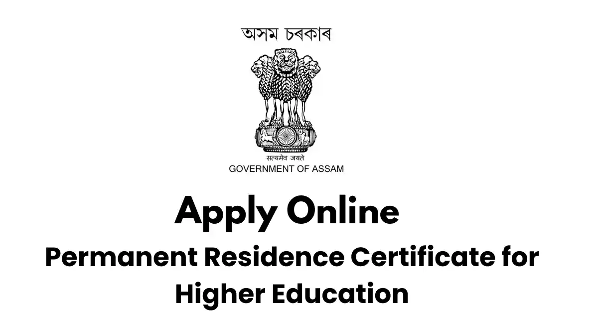 Permanent Residence Certificate for Higher Education APSC ORG