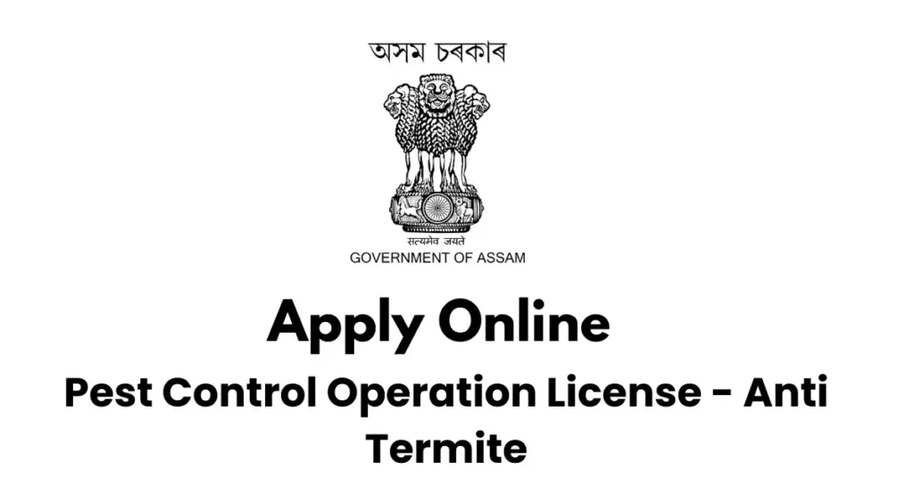 Pest Control Operation License - Anti Termite APSC ORG