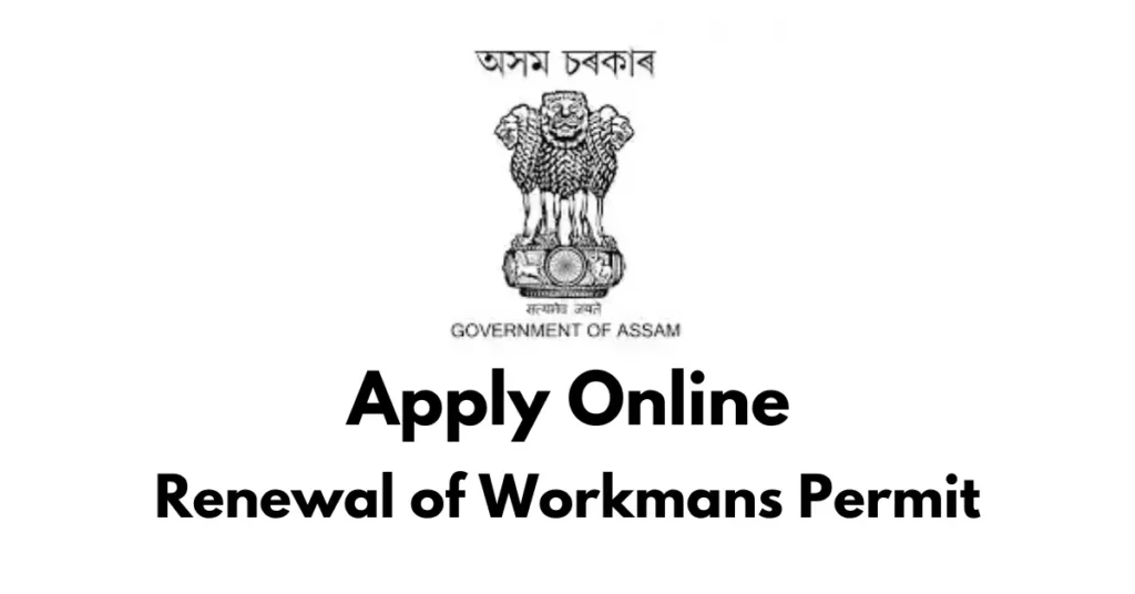 Renewal of Workmans Permit APSC ORG